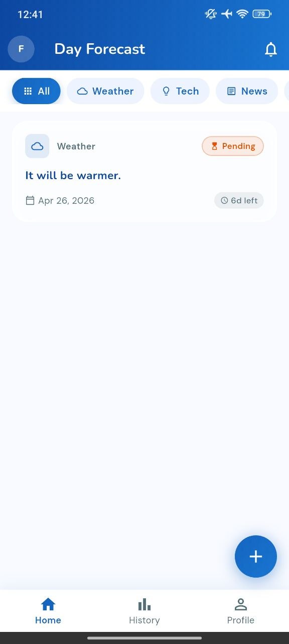 History stats screen